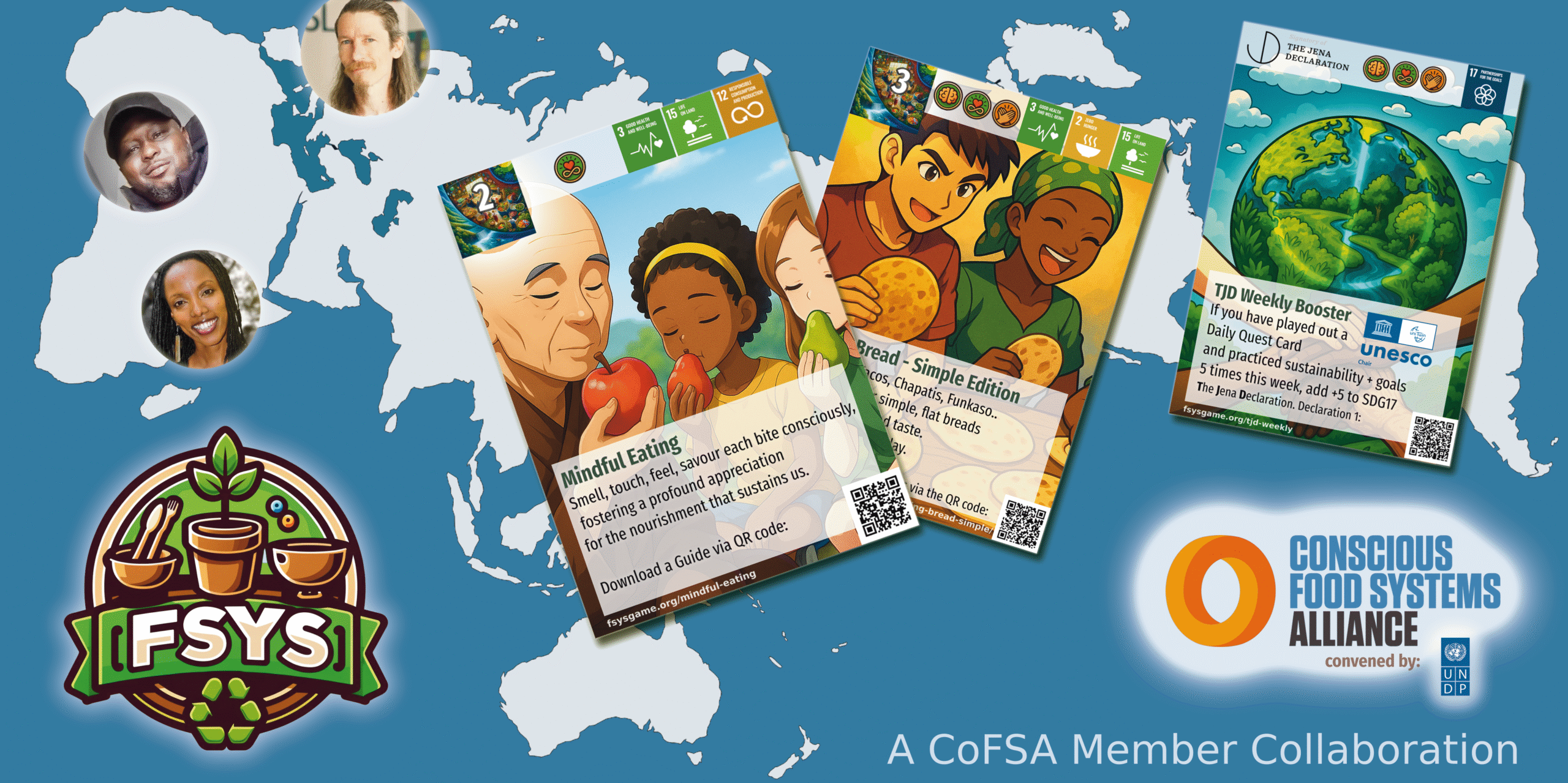 Playful & Intercontinental: Co-Creating a Food Systems + SDGs Card Game